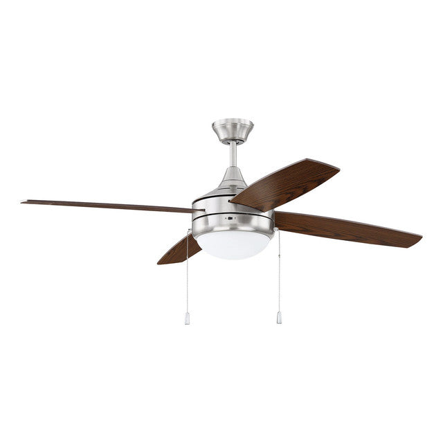 PHA52BNK4 - Phaze 52" 4 Blade Ceiling Fan with Light Kit - Brushed Polished Nickel