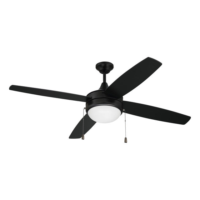 PHA52FB4 - Phaze 52" 4 Blade Ceiling Fan with Light Kit - Flat Black