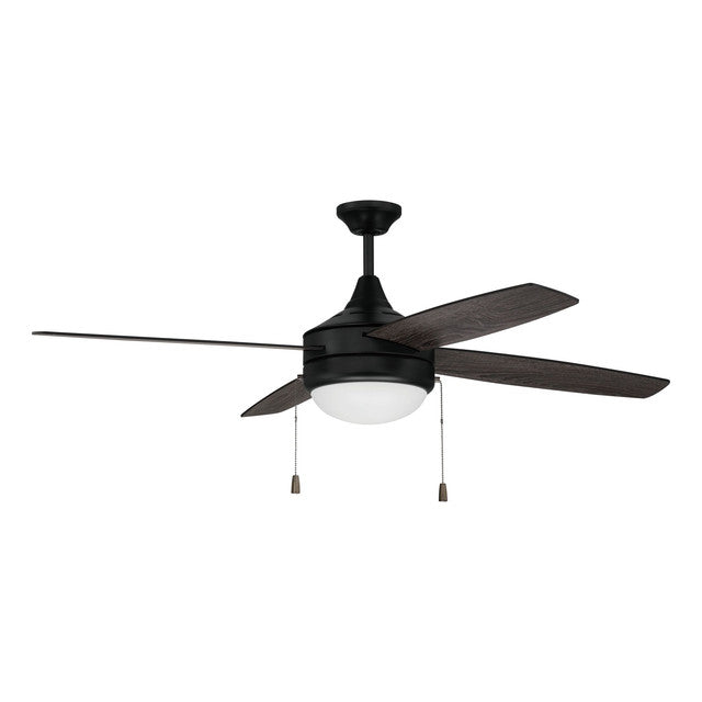 PHA52FB4 - Phaze 52" 4 Blade Ceiling Fan with Light Kit - Flat Black