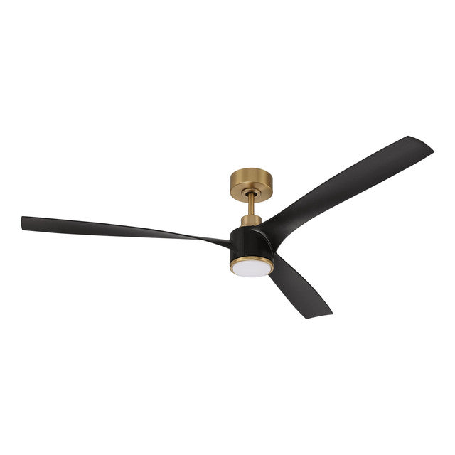 PHB60FBSB3 - Phoebe 60" 3 Blade Indoor / Outdoor Ceiling Fan with Light Kit - Wi-Fi Remote Control -