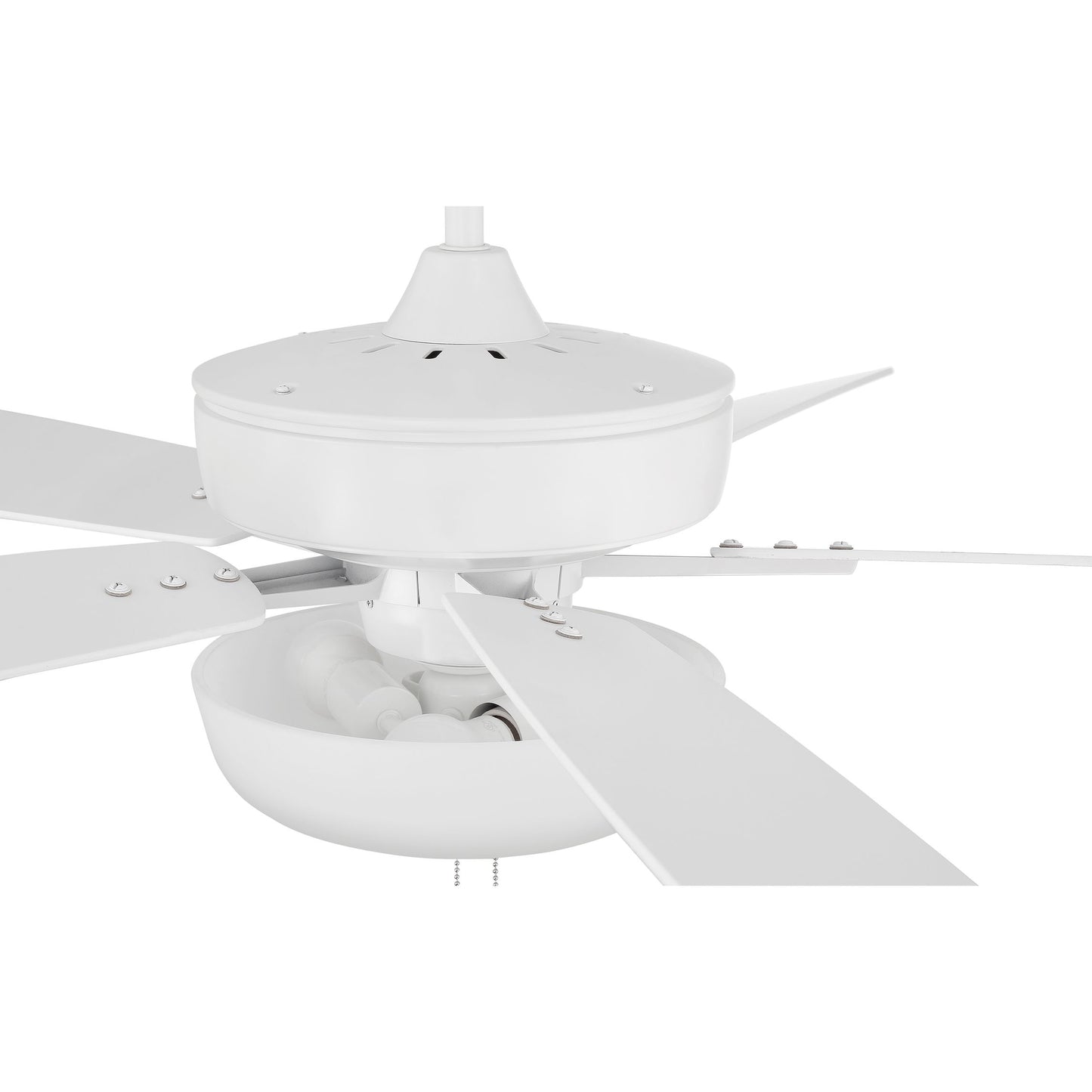 S111W5-60WWOK - Super Pro 111 60" 5 Blade Ceiling Fan with Light Kit - Pull Chain - White