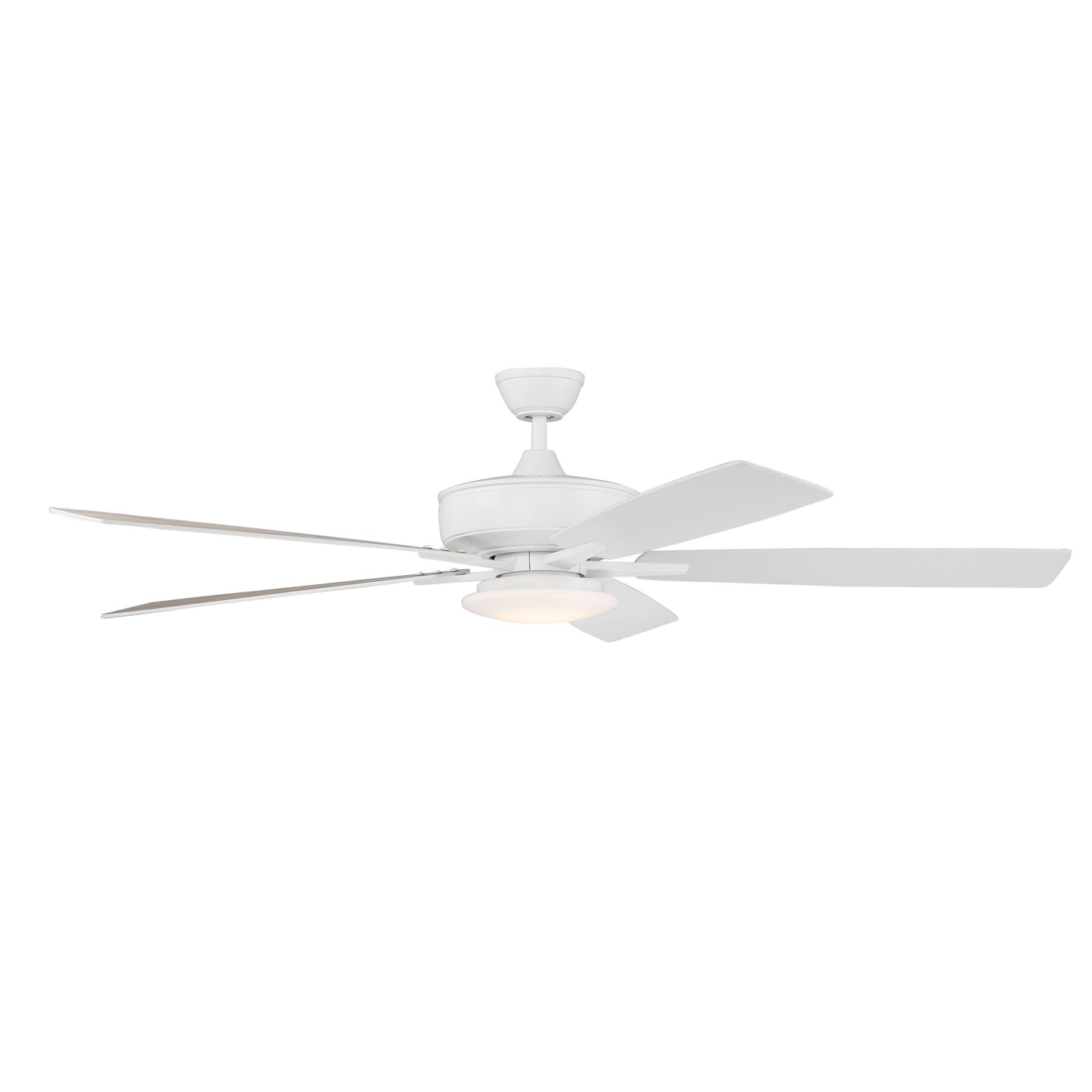 S112W5-60WWOK - Super Pro 112 60" 5 Blade Ceiling Fan with Light Kit - Hard-wire - White