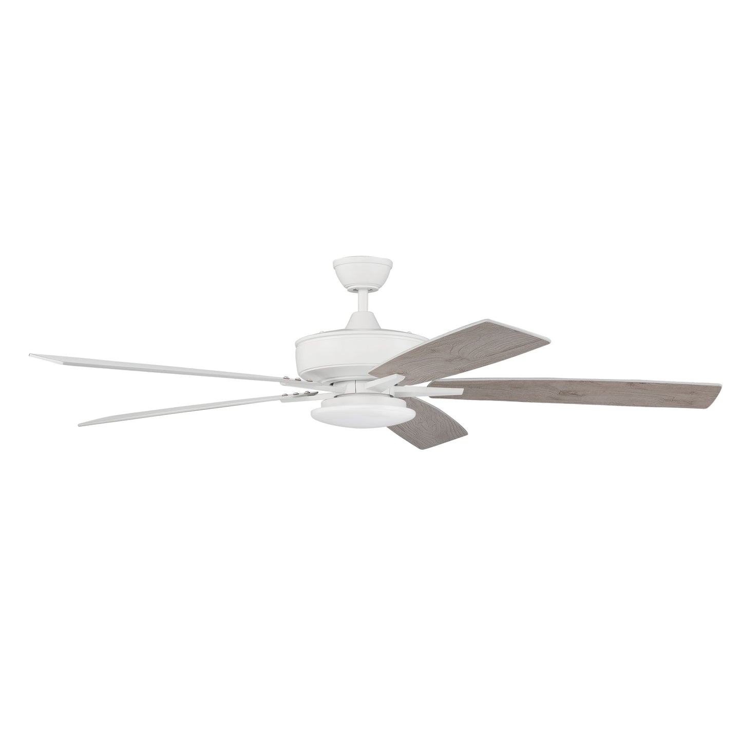 S112W5-60WWOK - Super Pro 112 60" 5 Blade Ceiling Fan with Light Kit - Hard-wire - White