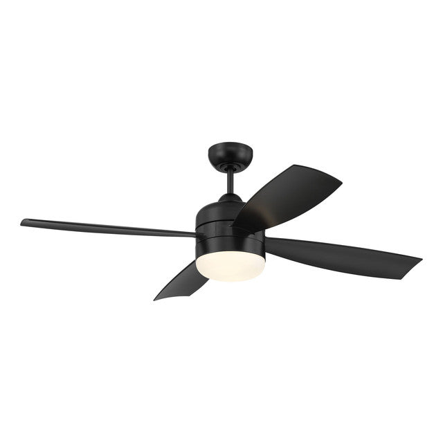 SBN52FB4 - Sebastion 52" 4 Blade Indoor / Outdoor Ceiling Fan with Light Kit - Wi-Fi Remote Control