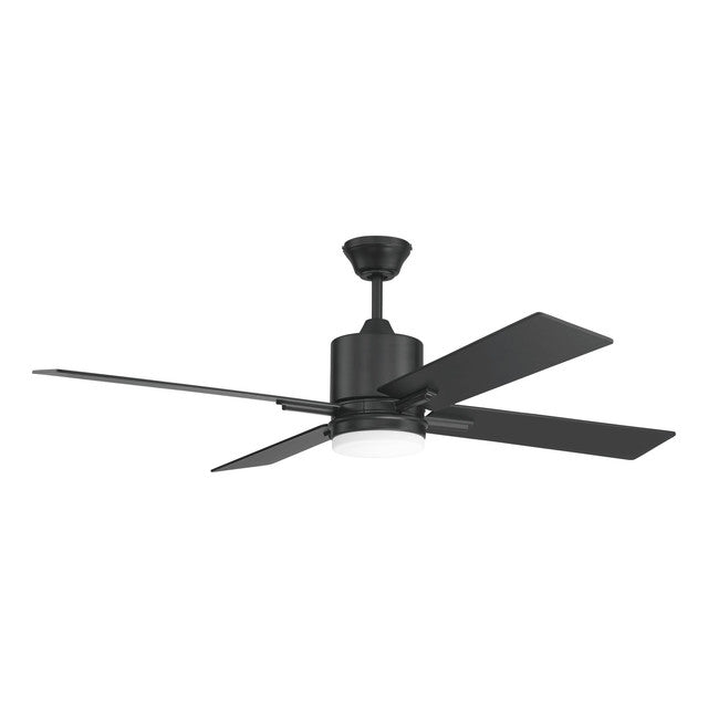 TEA52FB4 - Teana 52" 4 Blade Ceiling Fan with Light Kit - Flat Black