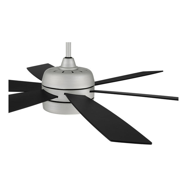 TRV52PN6 - Trevor 52" 6 Blade Indoor / Outdoor Ceiling Fan with Light Kit - Remote Control - Painted