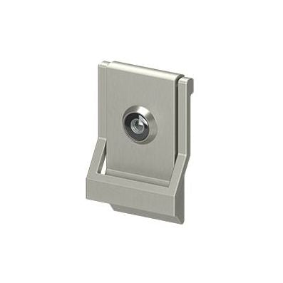 DKMV4 - Solid Brass Modern Door Knocker with Viewer - UL Listed