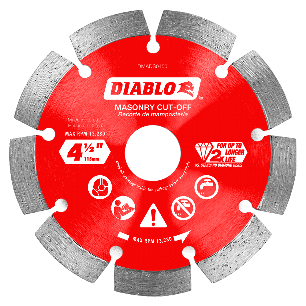 Diamond Segmented Cut-Off Discs for Masonry