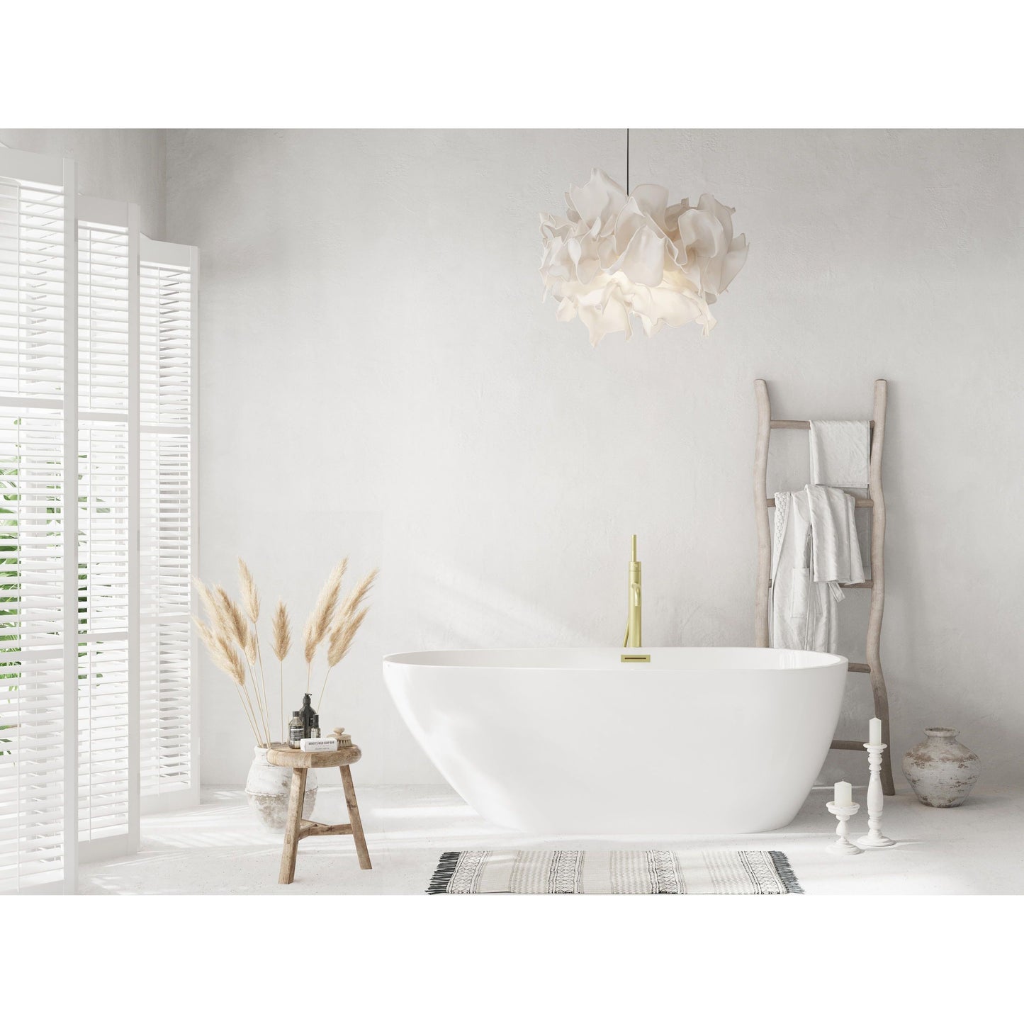 Clinton 67" Bathtub in Glossy White