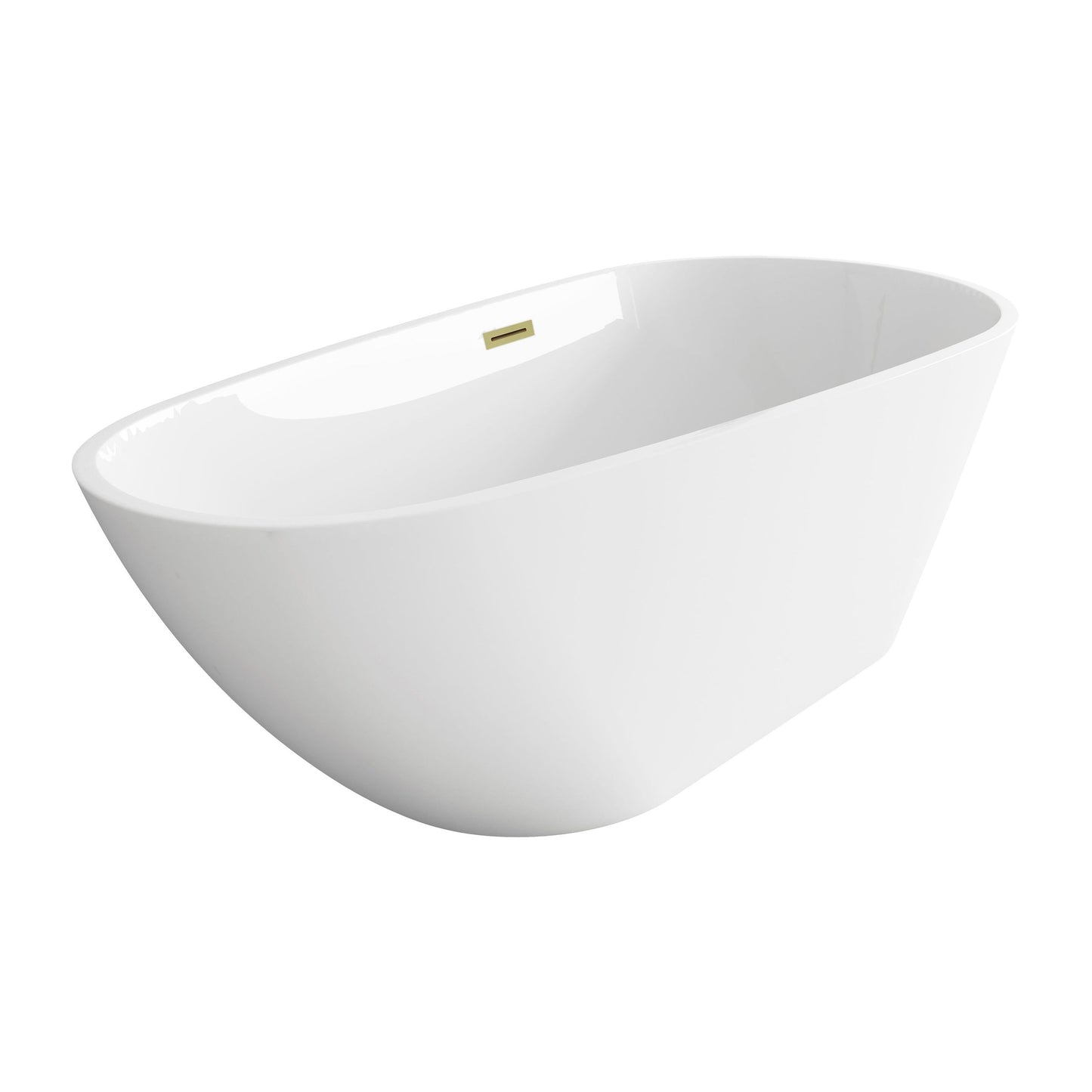 Clinton 67" Bathtub in Glossy White