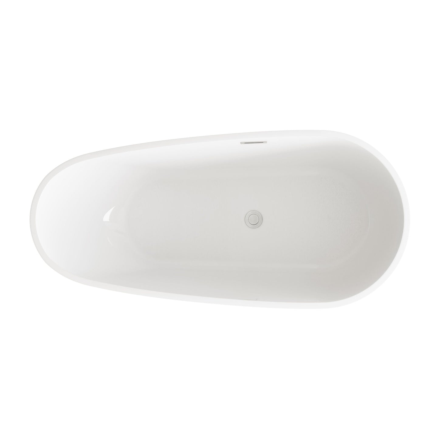 Clinton 67" Bathtub in Glossy White