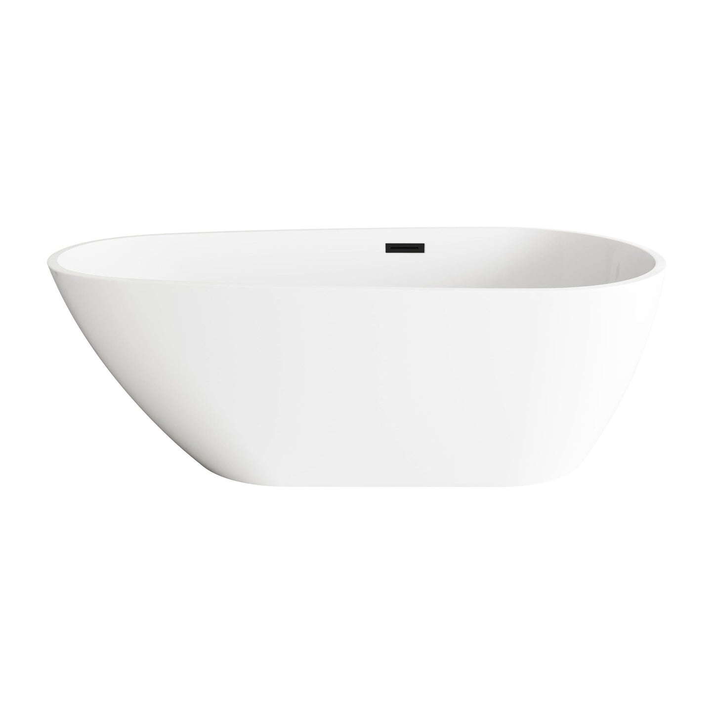 Clinton 67" Bathtub in Glossy White