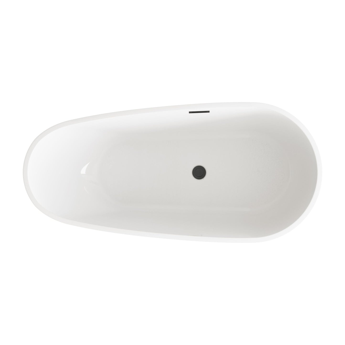 Clinton 67" Bathtub in Glossy White