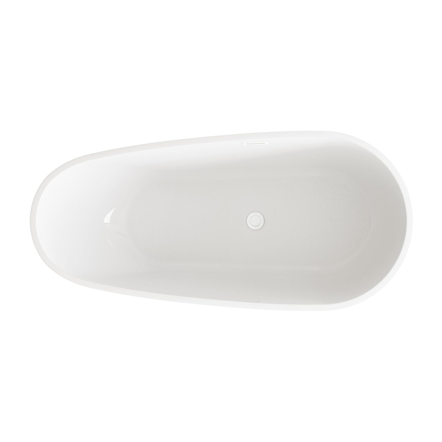 Clinton 67" Bathtub in Glossy White