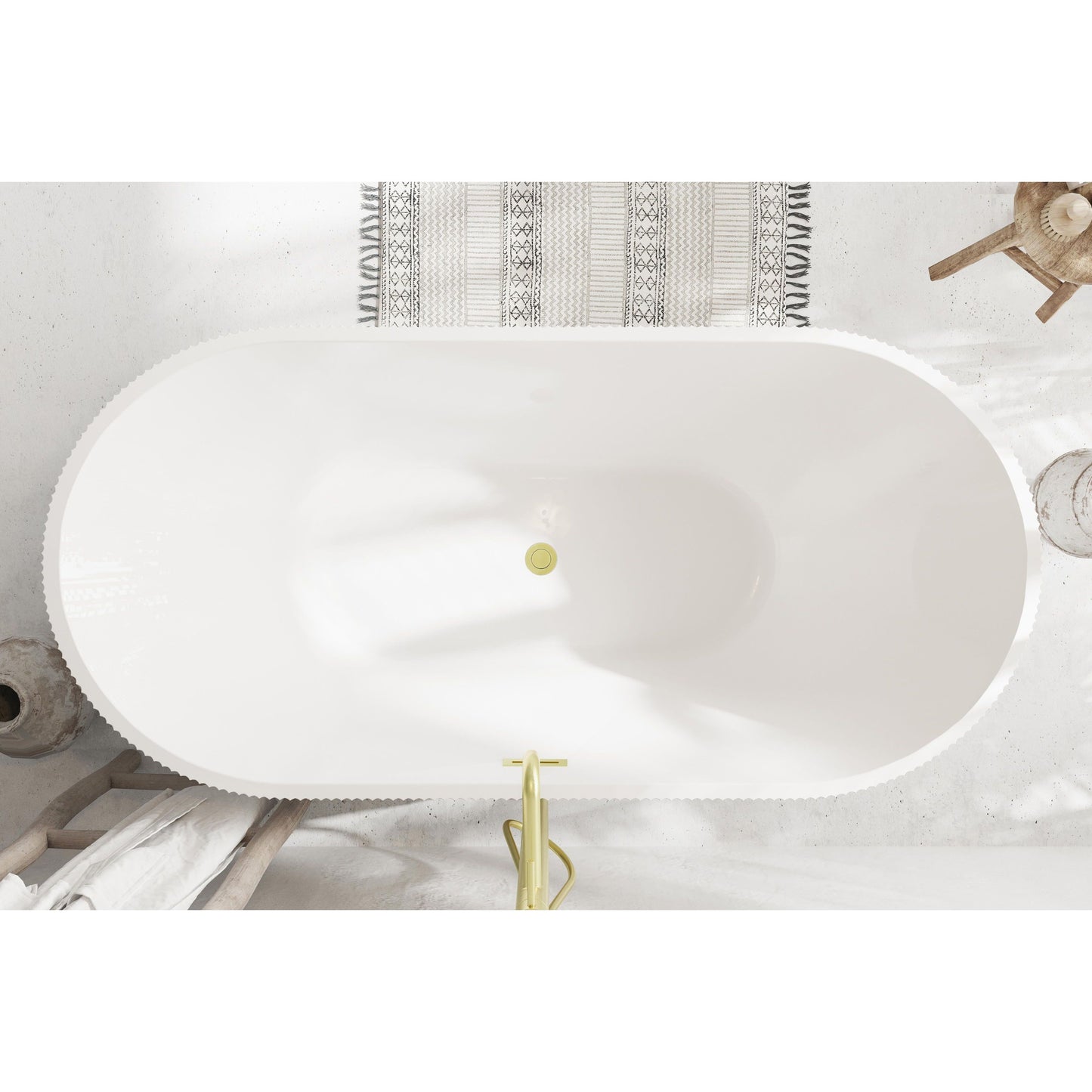 Bryant 67" Bathtub in Glossy White