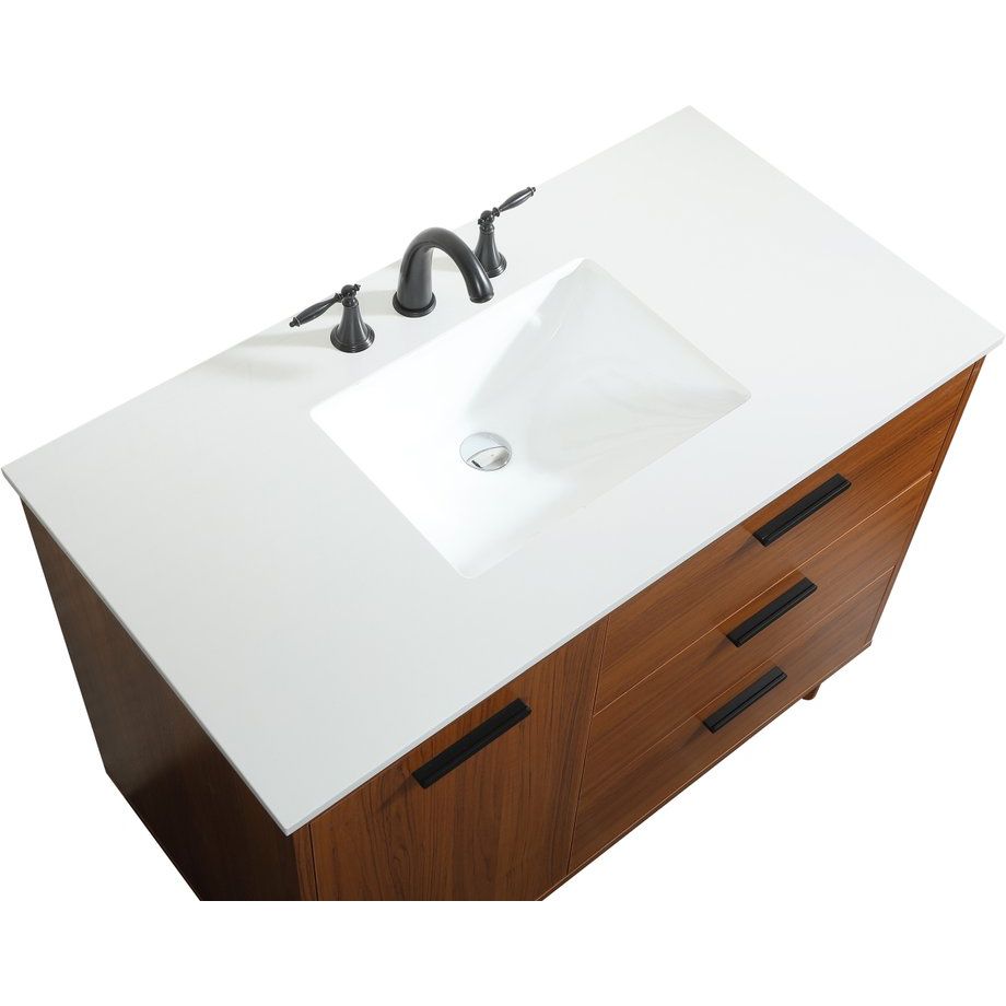 VF47042MTK 42" Bathroom Vanity in Teak