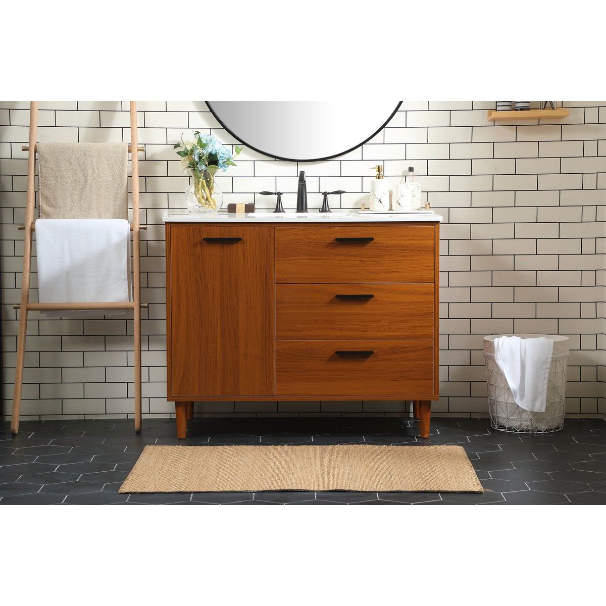 VF47042MTK 42" Bathroom Vanity in Teak