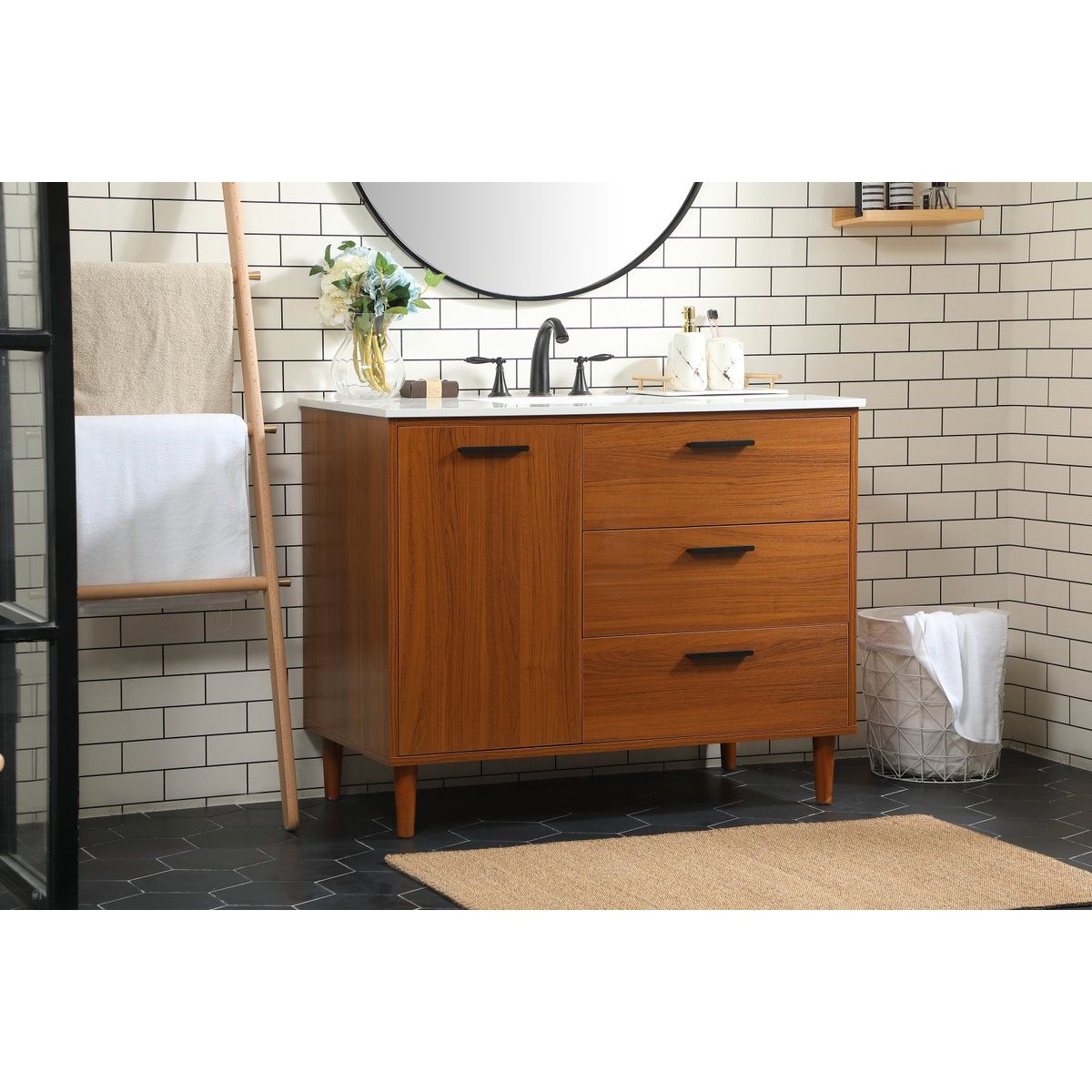 VF47042MTK 42" Bathroom Vanity in Teak