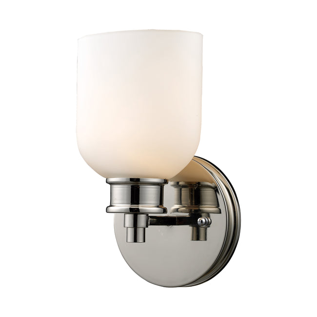 10114/1 - Dione 1-Light Vanity in Polished Nickel