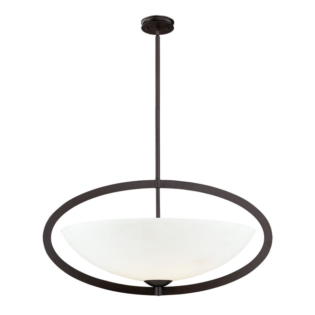 10228/6 - Dione 37'' Wide 6-Light Pendant - Aged Bronze