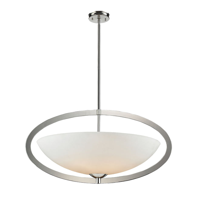 10238/6 - Dione 37'' Wide 6-Light Pendant - Polished Nickel