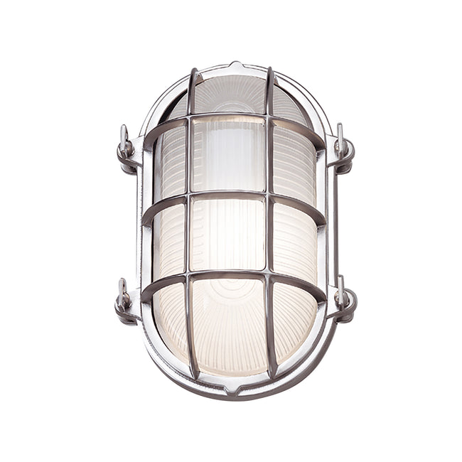 1101-CH-FR - Mariner Oblong Outdoor Wall Light - Chrome With Frosted Glass