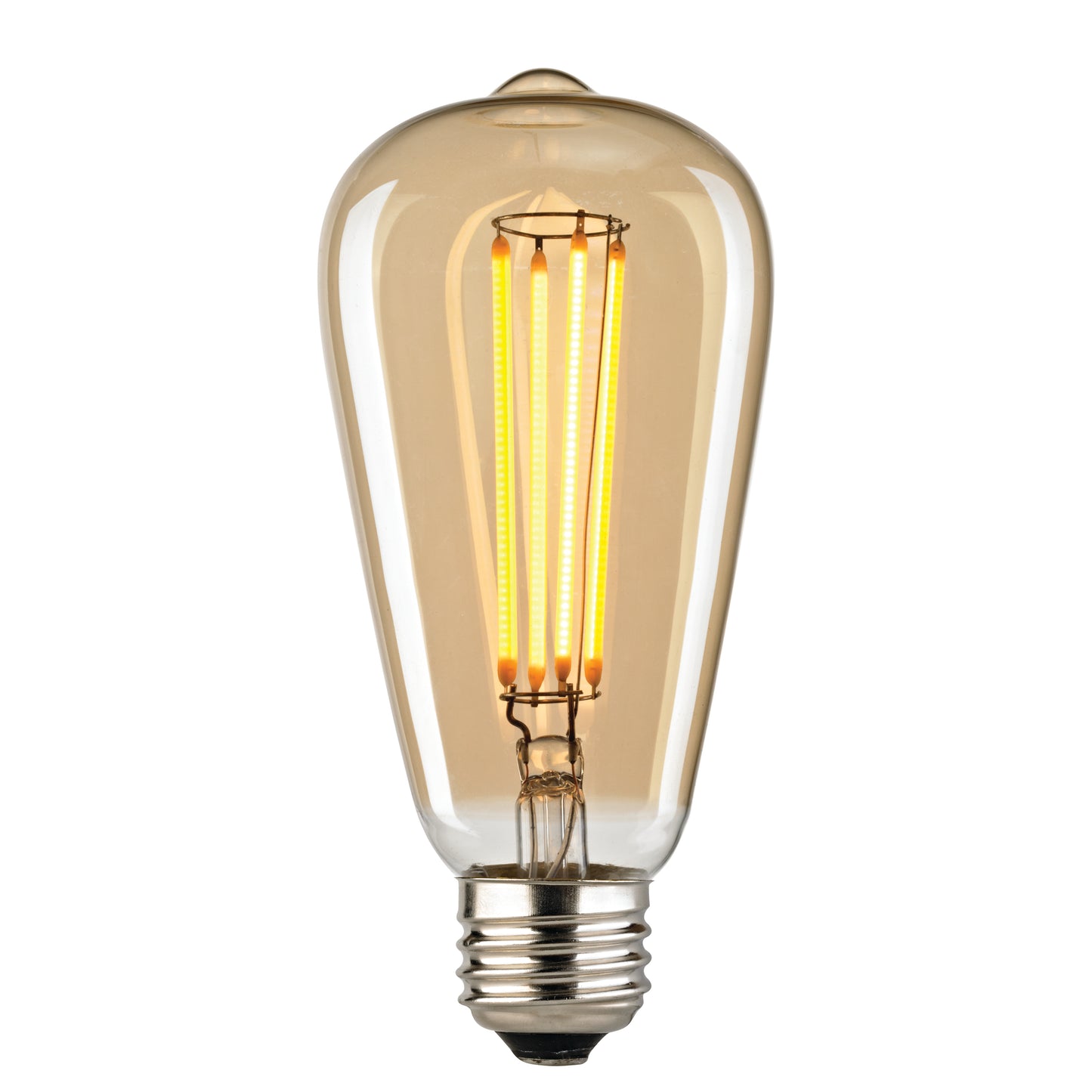 1110 - LED Medium Bulb - Shape T64, Base E26, 2700K - Light Gold Tint