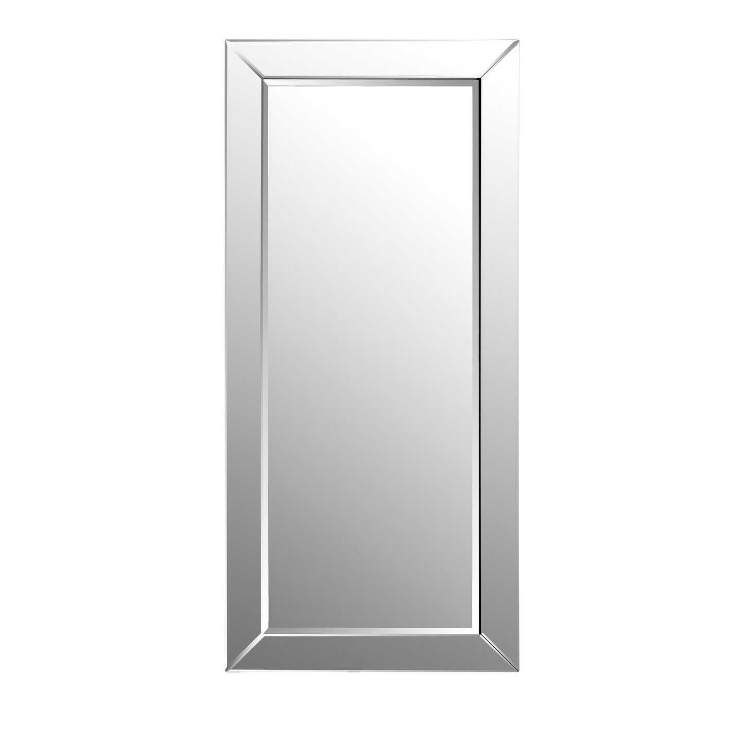 1114-157 - Glass Framed Floor Mirror