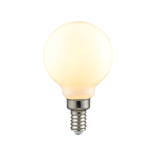 1115 - LED Candelabra Bulb - Shape G16.5, Base E12, 2700K - Frosted