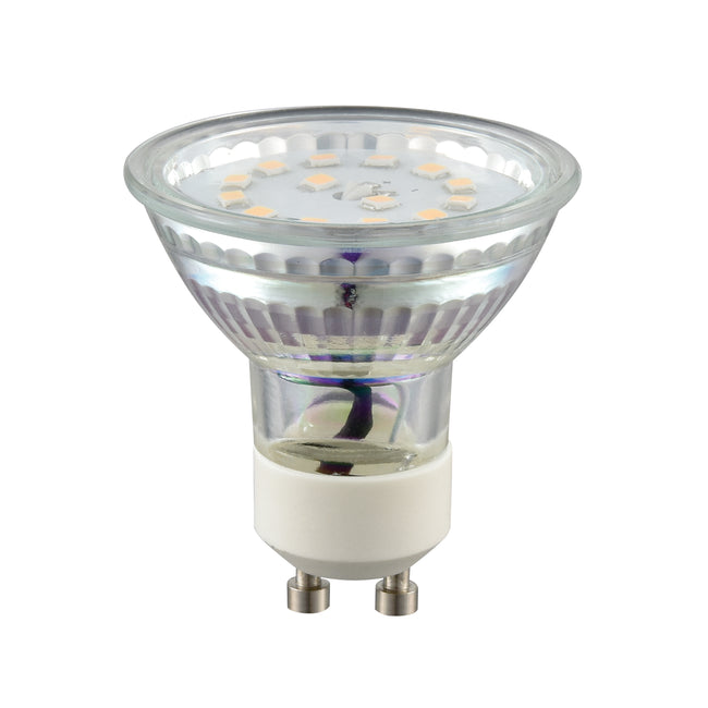 1119 - LED Bi-Pin Bulb - Base GU10, 3000K - Clear