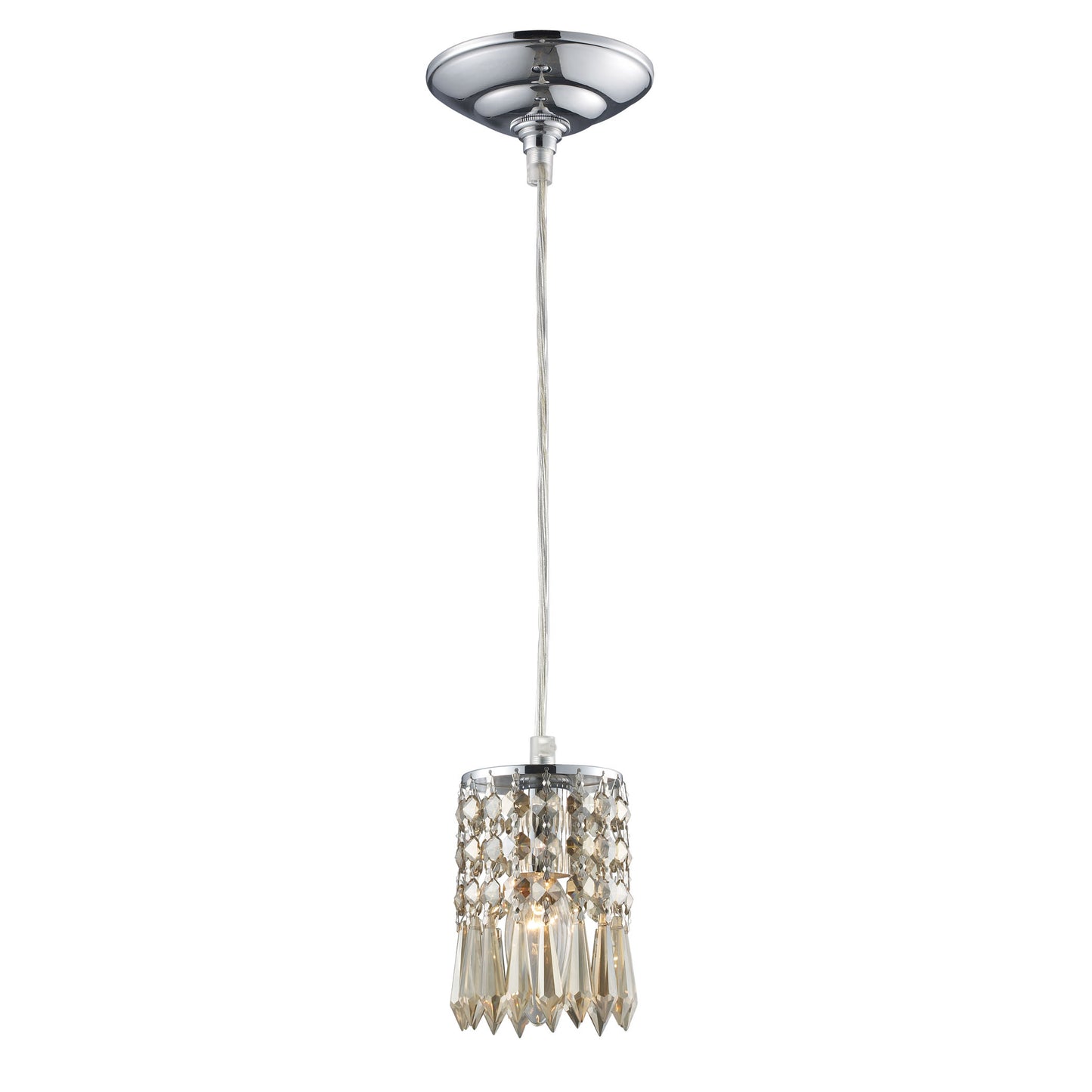 11208/1 - Optix 4'' Wide 1-Light Mini Pendant - Polished Chrome