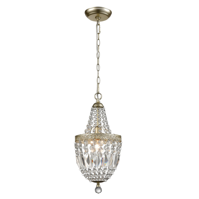 1122-050 - Morley 8'' Wide 1-Light Mini Pendant - Clear