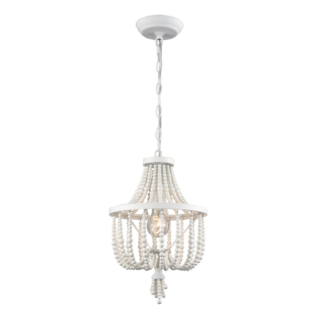 1122-062 - Virgin Queen 10'' Wide 1-Light Mini Pendant - White