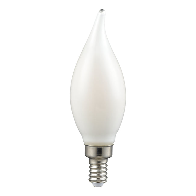 1122 - LED Candelabra Bulb - Shape C11, Base E12, 2700K - Frosted