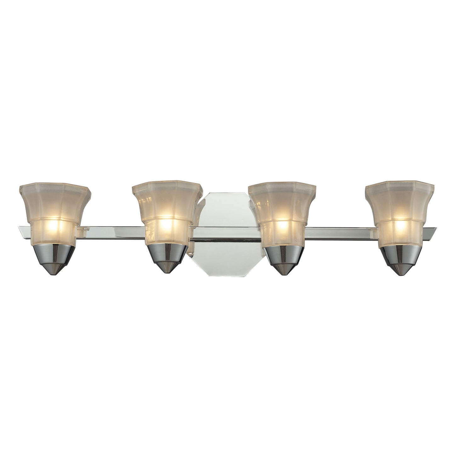 11393/4 - 4-Light Bath Bar in Polished Chrome