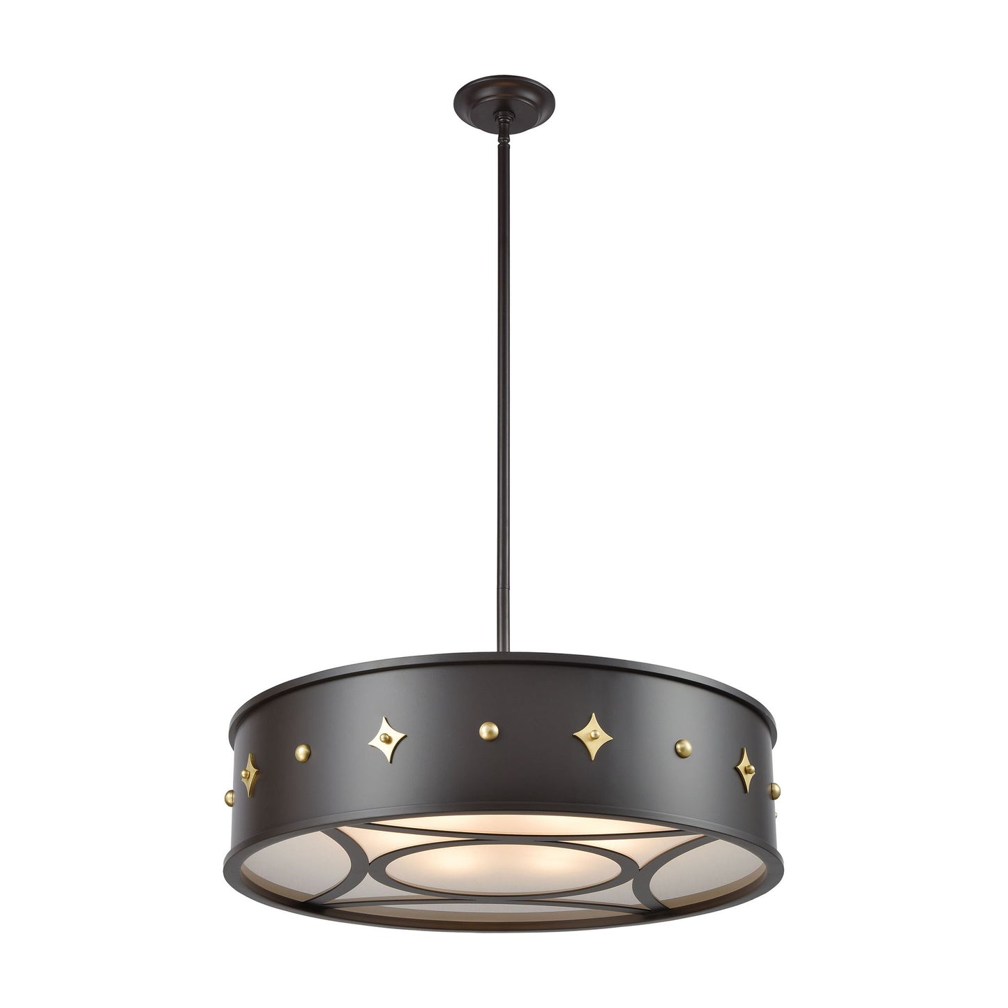 1141-101 - Roman 25'' Wide 6-Light Chandelier - Oil Rubbed Bronze