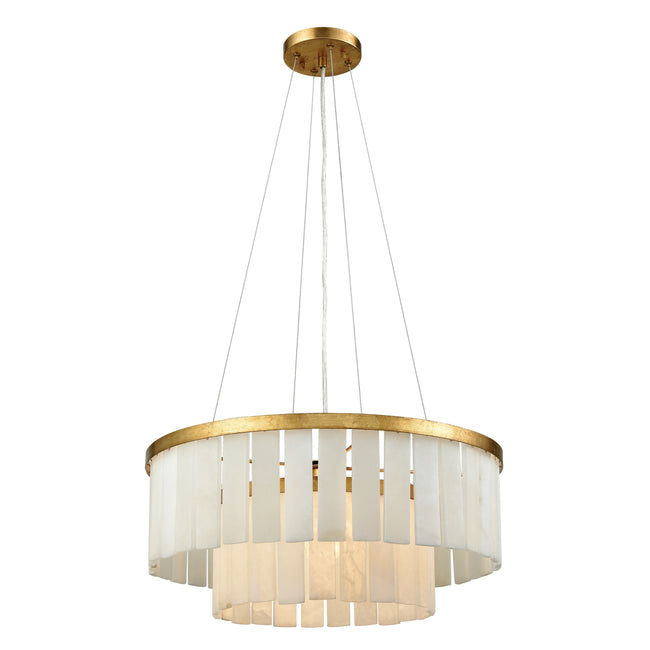 1142-013 - Orchestra 20'' Wide 1-Light Chandelier - Gold Leaf