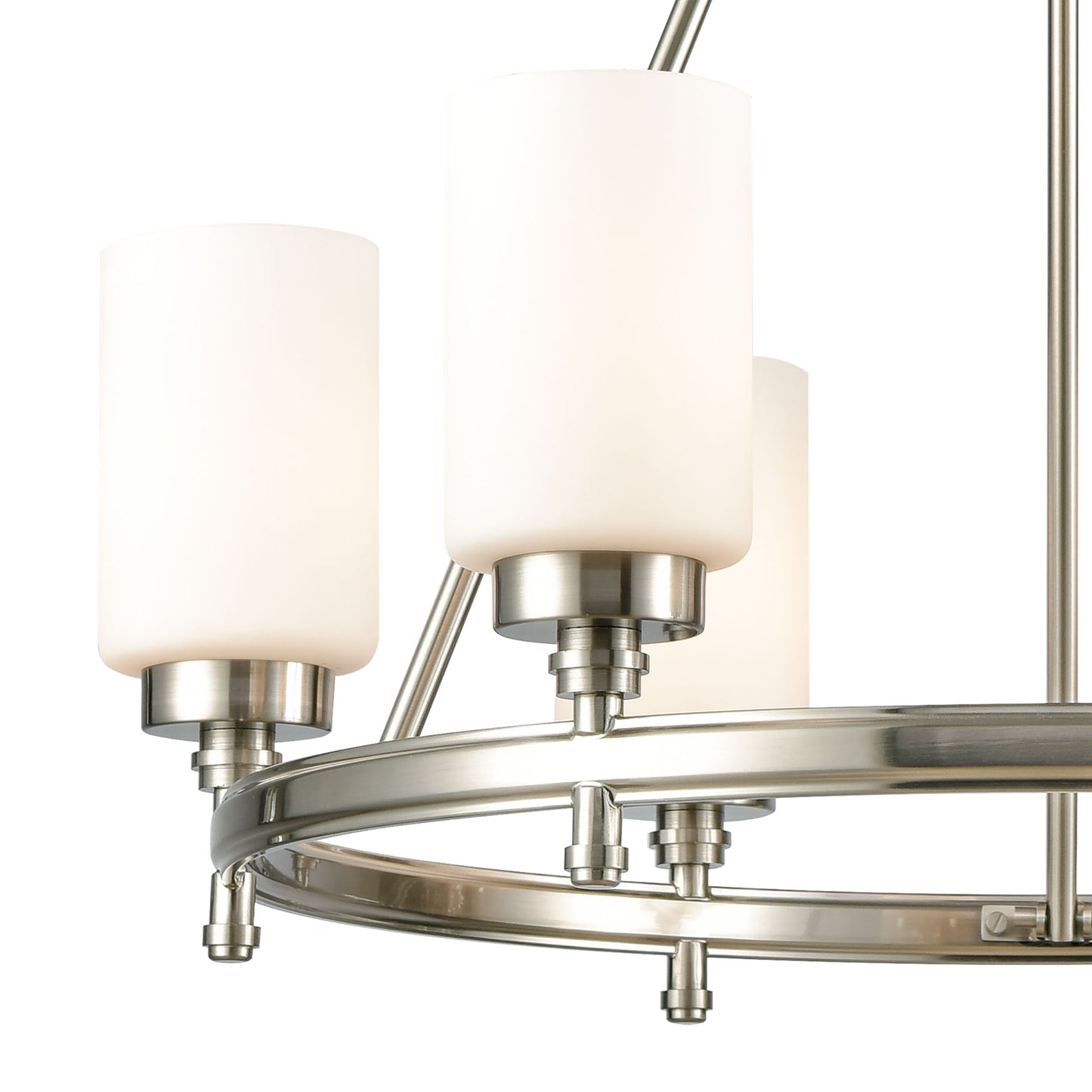 11667/6 - Dawson 25'' Wide 6-Light Chandelier - Satin Nickel