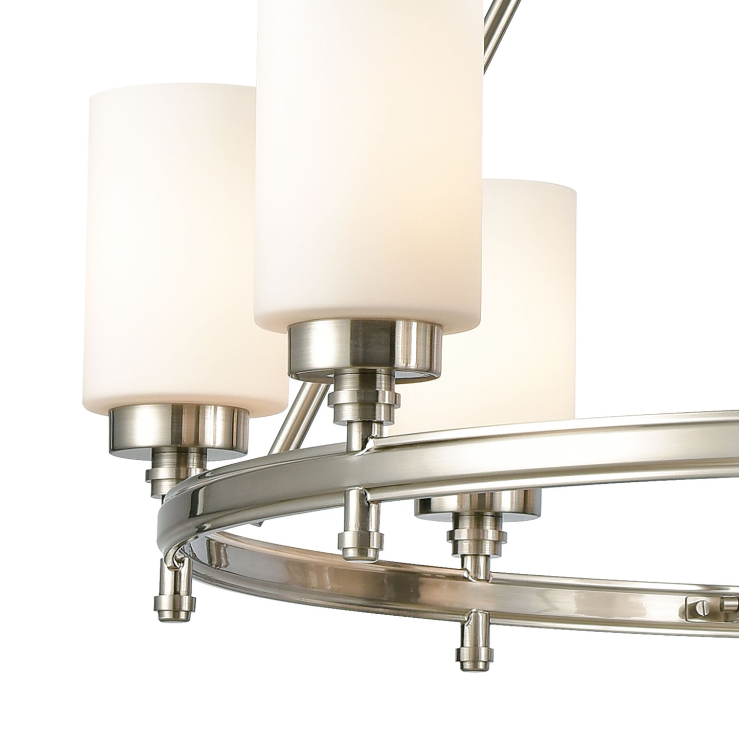 11668/8 - Dawson 33'' Wide 8-Light Chandelier - Satin Nickel