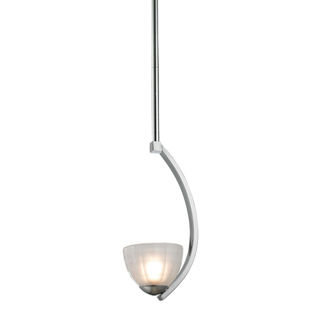 11762/1 - Sculptive 6'' Wide 1-Light Mini Pendant - Polished Chrome