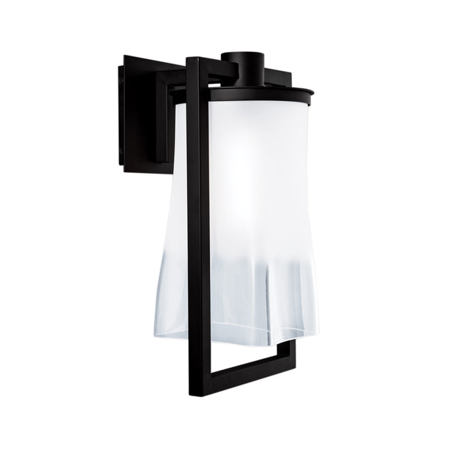 1196-MB-FR - Drape Outdoor Wall Light - Matte Black