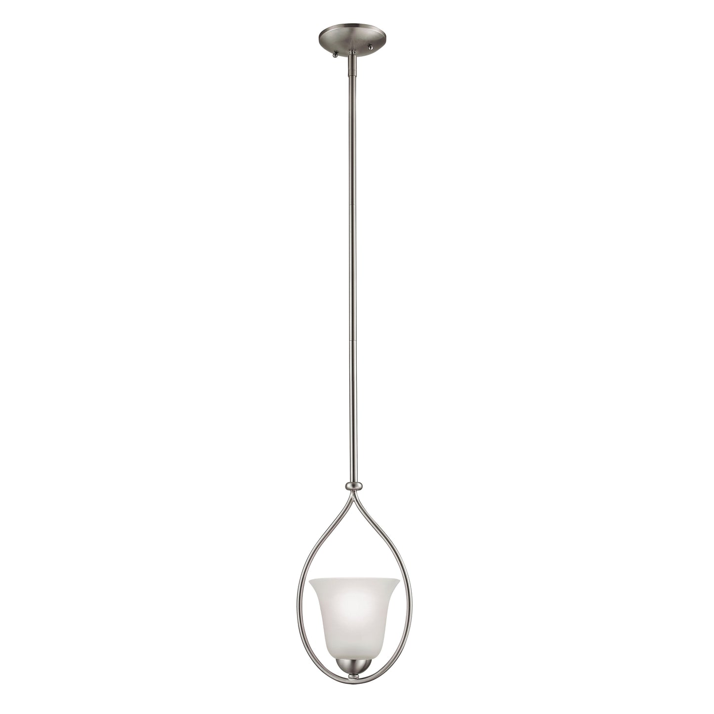 1201PS/20 - Conway 8'' Wide 1-Light Mini Pendant - Brushed Nickel