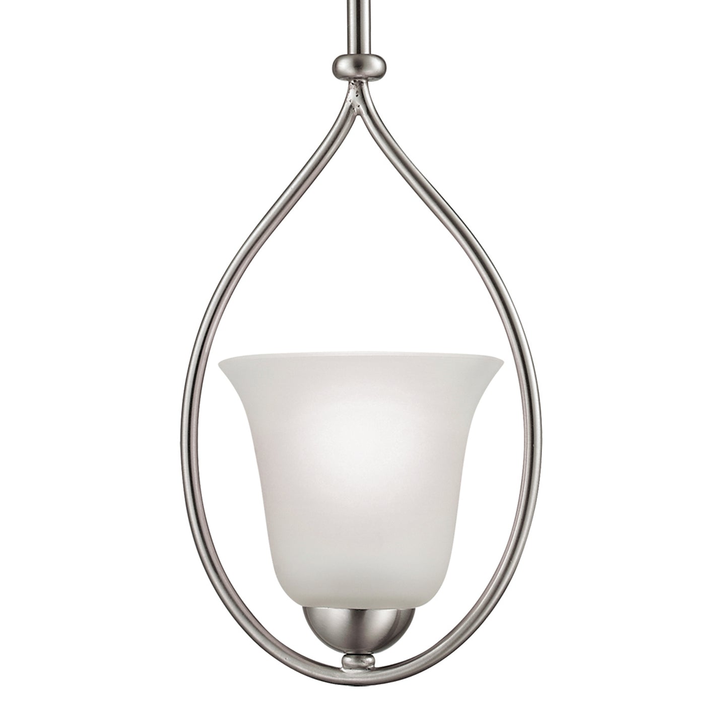 1201PS/20 - Conway 8'' Wide 1-Light Mini Pendant - Brushed Nickel