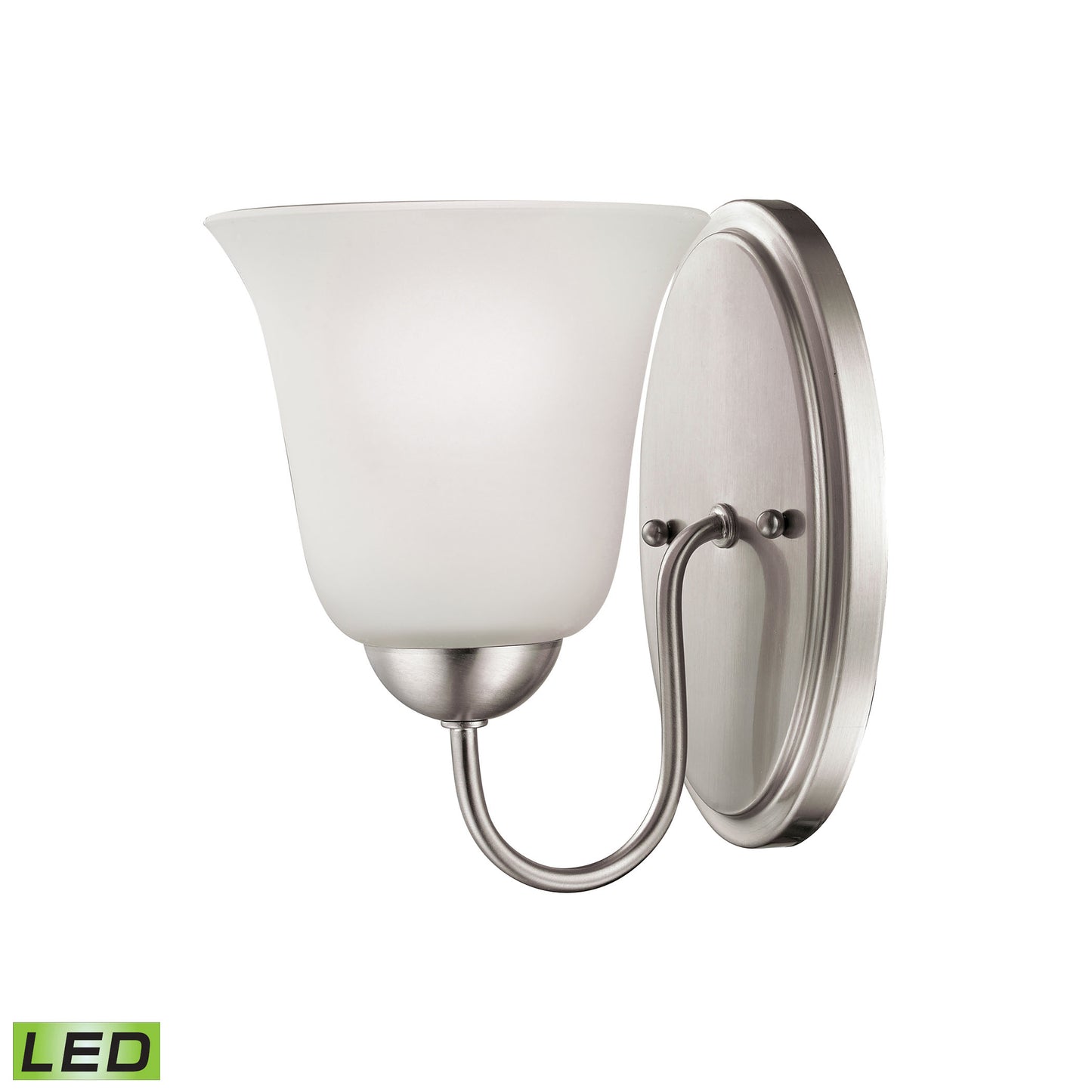 1201WS/20-LED - Conway 9'' High 1-Light Sconce - Brushed Nickel