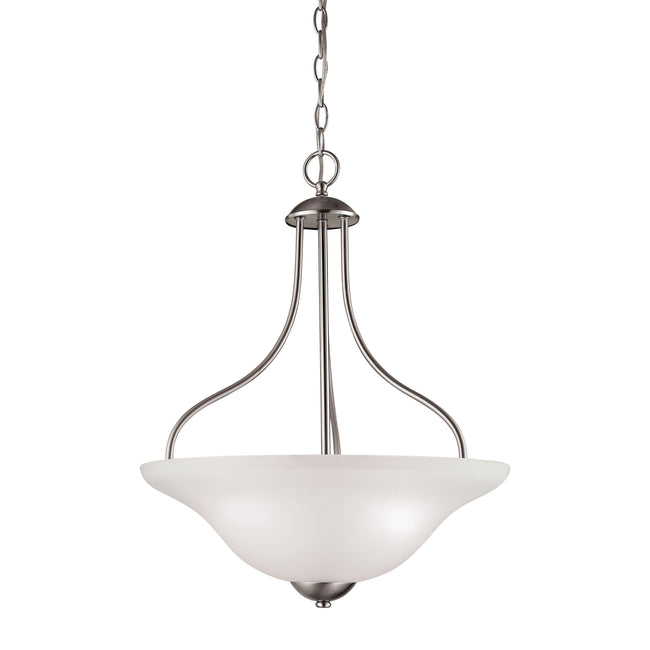 1203PL/20 - Conway 18'' Wide 3-Light Pendant - Brushed Nickel