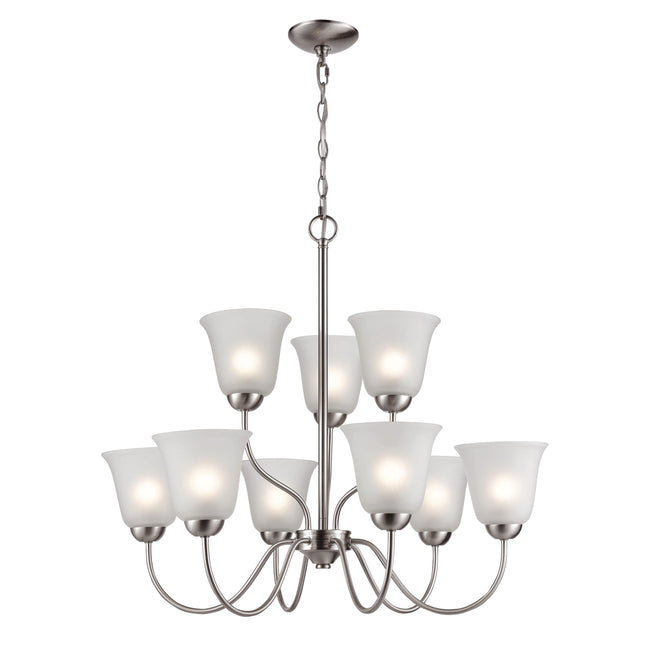 1209CH/20 - Conway 26'' Wide 9-Light Chandelier - Brushed Nickel