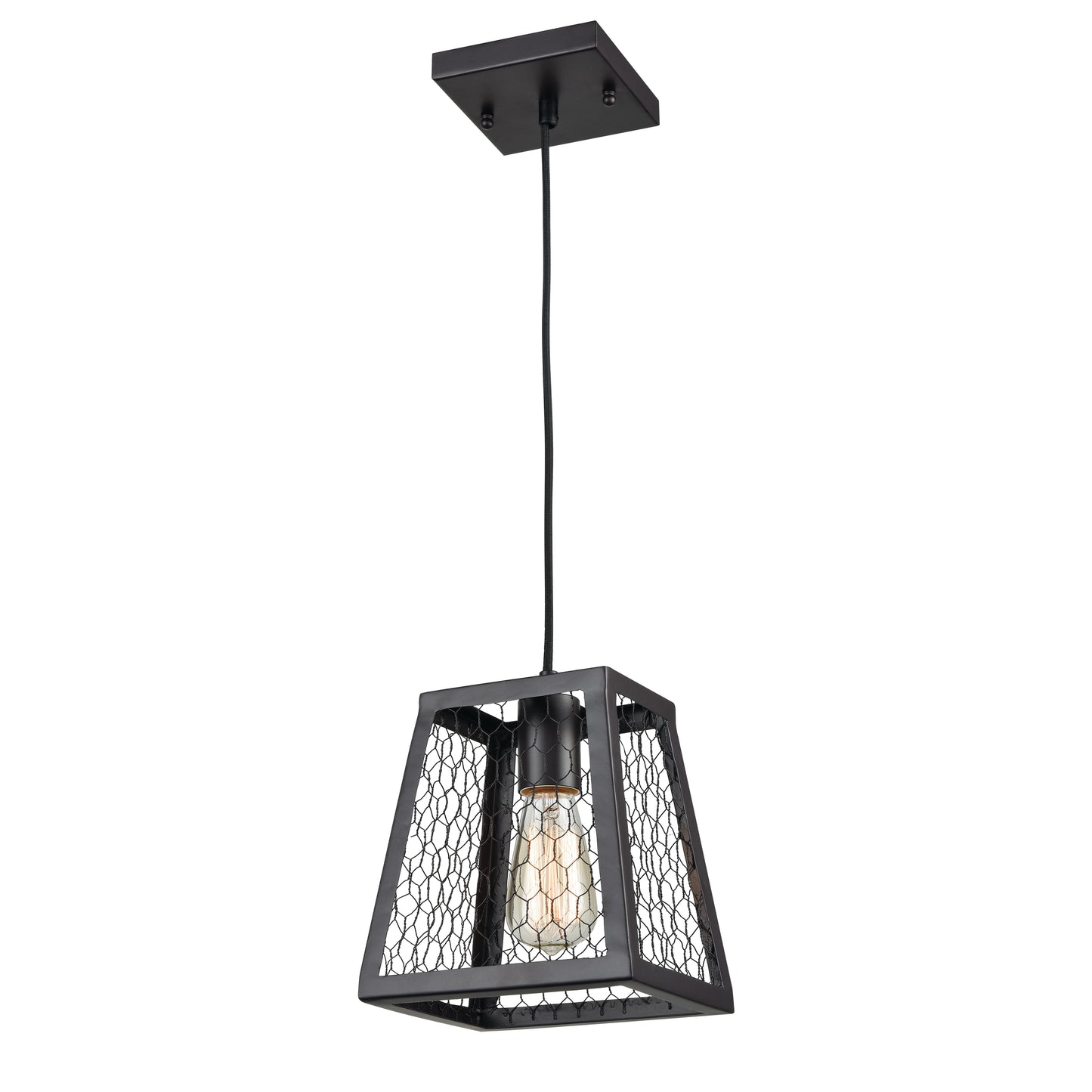 1217-1011 - Grange 6.6'' Wide 1-Light Mini Pendant - Oil Rubbed Bronze