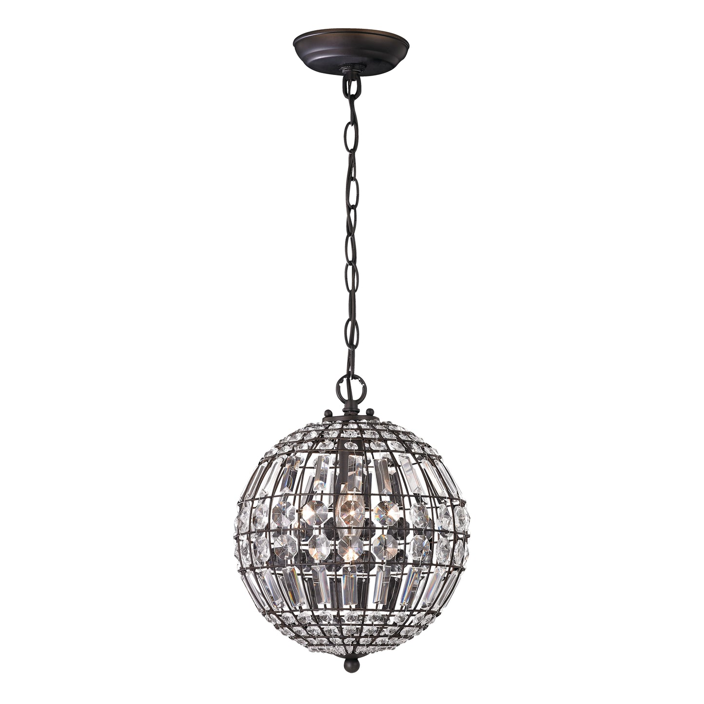 122-015 - Talgarth 10.25'' Wide 1-Light Mini Pendant - Dark Bronze