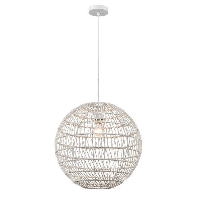 1223-028 - Simoom 19'' Wide 1-Light Pendant - White