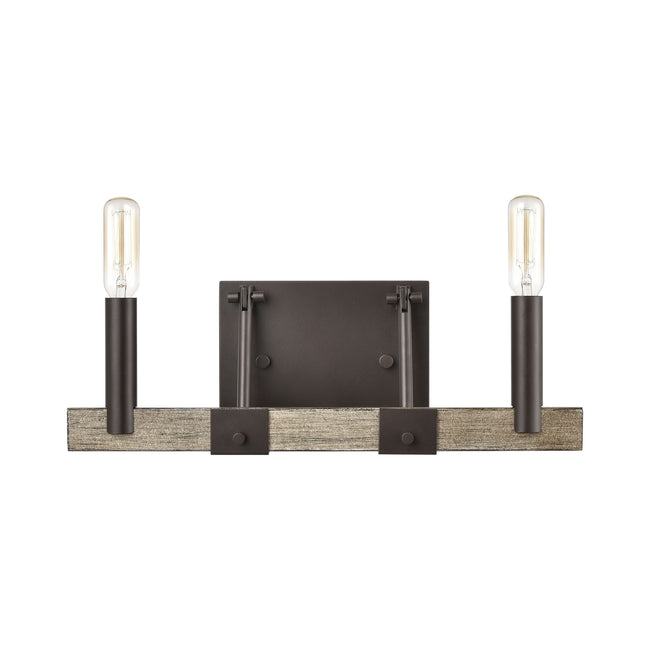 12313/2 - Transitions 14'' Wide 2-Light Vanity Light - Oil Rubbed Bronze